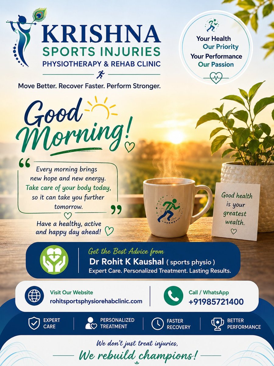Krishna Sports Physio Clinic Shimla - Move Better Recover Faster Perform Stronger - Dr Rohit K Kaushal